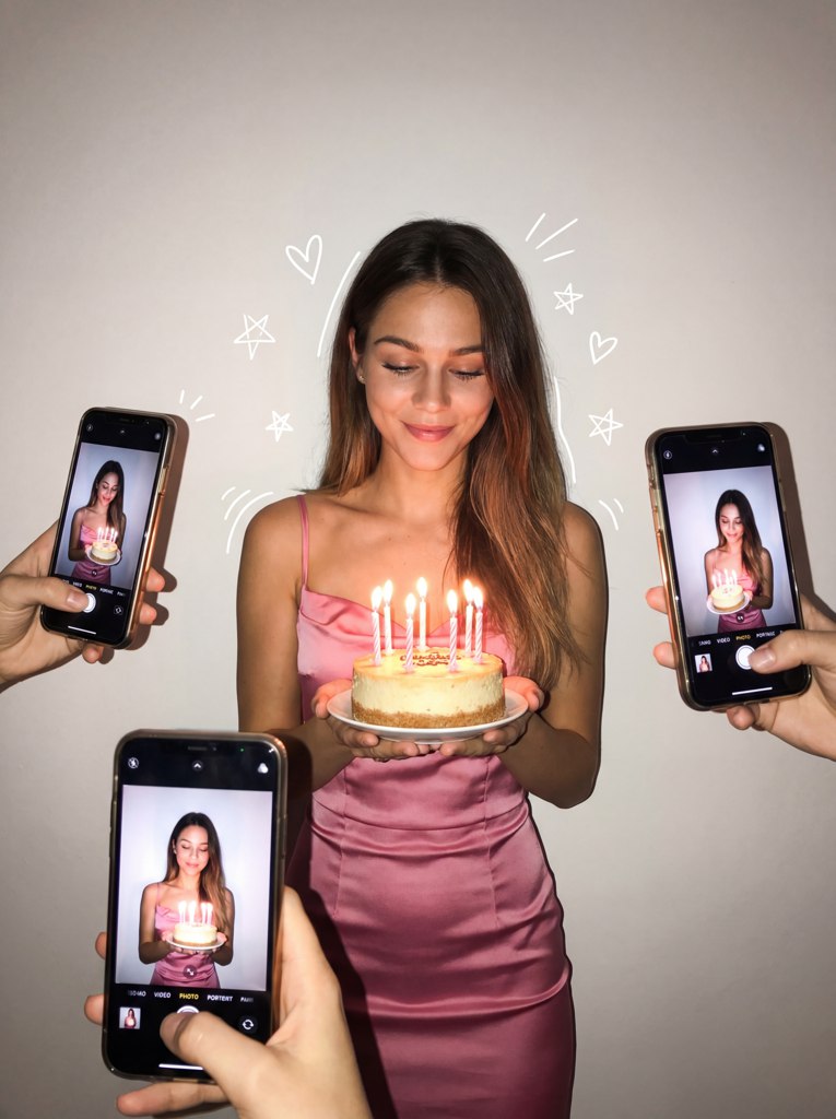 Photo shoot day birthday AI tool result example